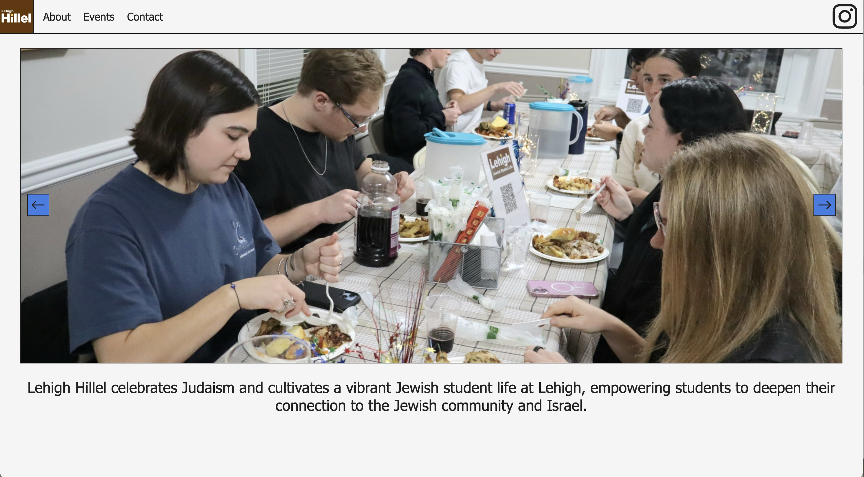 Hillel home page