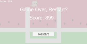 Suika game over screen