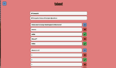 Tabout edit set page